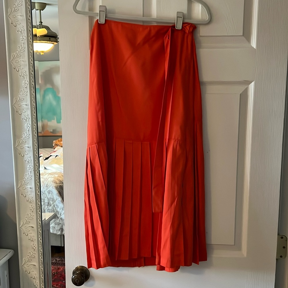 Orange Tela Skirt